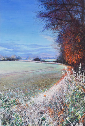 Remnants of Autumn - Original is: 30cm x 40cm Mixed medium on fabriano paper
