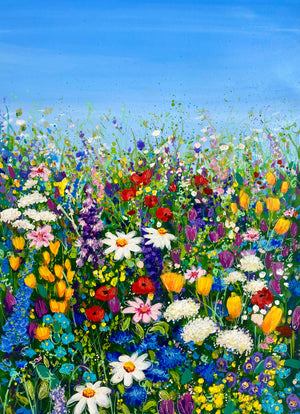 Summer Warmth 4 - Original is: 30cm x 40cm Acrylic on fabriano paper