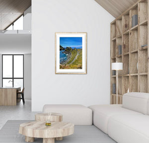 Boscastle - Original is: 50cm x 70cm Mixed medium of canvas