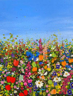 Summer Warmth 6 - Original is: 30cm x 40cm Acrylic on fabriano paper