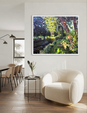 Where the Light Wanders - 100cm x 120cm, Mixed medium on canvas