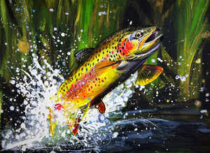 Rainbow ascending - Mixed medium