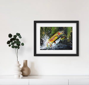 Rainbow ascending - Mixed medium