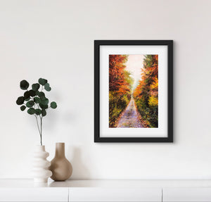 Autumn Walk - Original is: 30cm x 40cm Mixed medium on fabriano paper