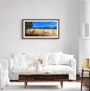 Fields of Gold - Original is: 100cm x 50cm Acrylic and oil pastel on canvas