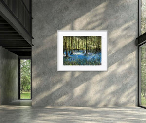 Spring in the Woods - Original is: 40cm x 30cm Acrylic and soft pastel on fabrino paper