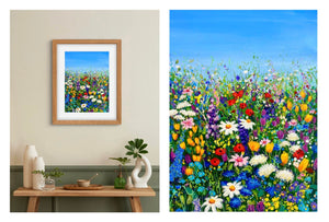 Summer Warmth 4 - Original is: 30cm x 40cm Acrylic on fabriano paper