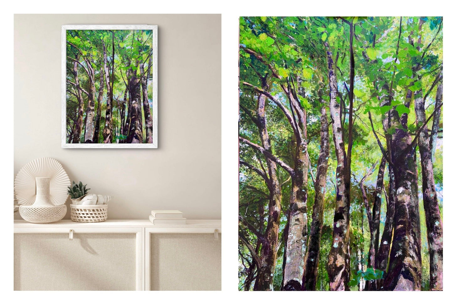 Look Up! - Silver birch trees